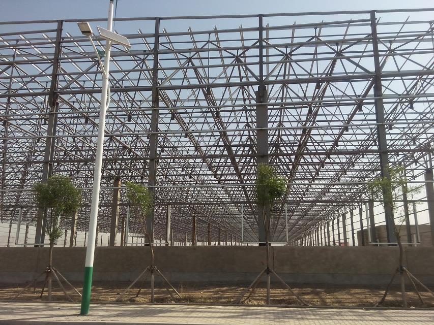 晋江汽车工业厂房网架
