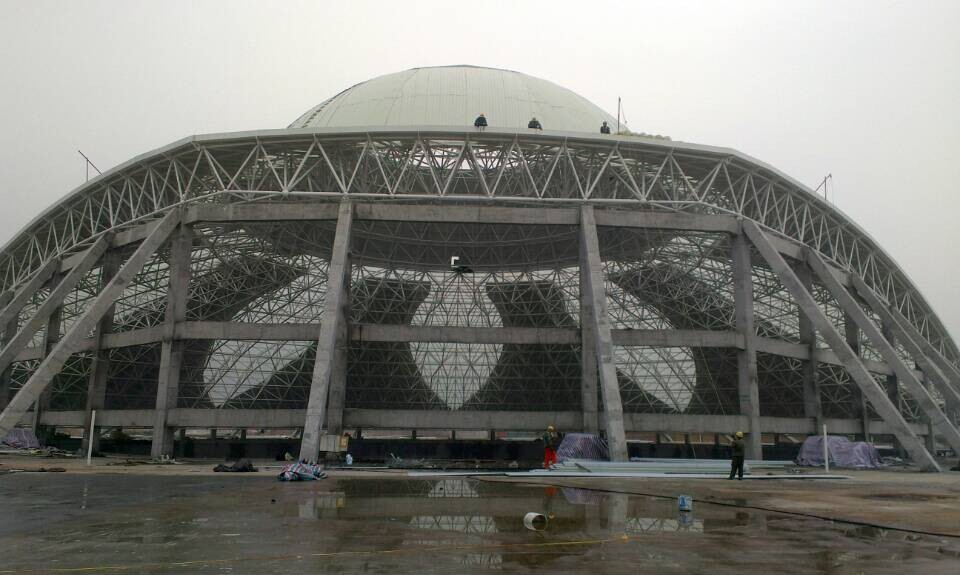 晋江温泉馆网架工程