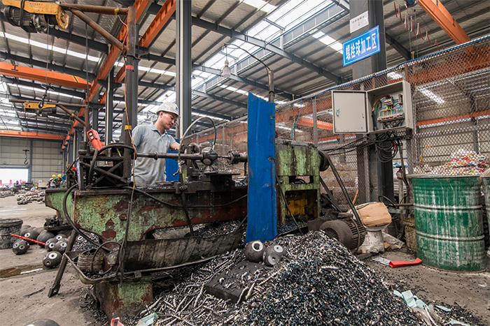 晋江网架配件车间