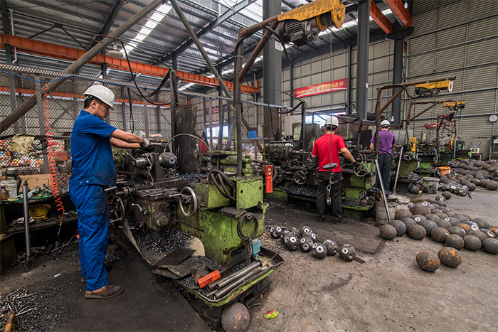 晋江网架配件车间